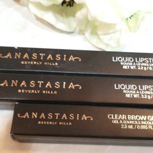 Lot of 3 Anastasia items: New in boxes lipsticks